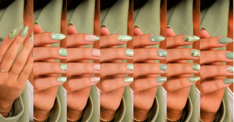 7 Cute Green Nail Ideas That Are Impossible Not to Love cute green nail ideas — featured