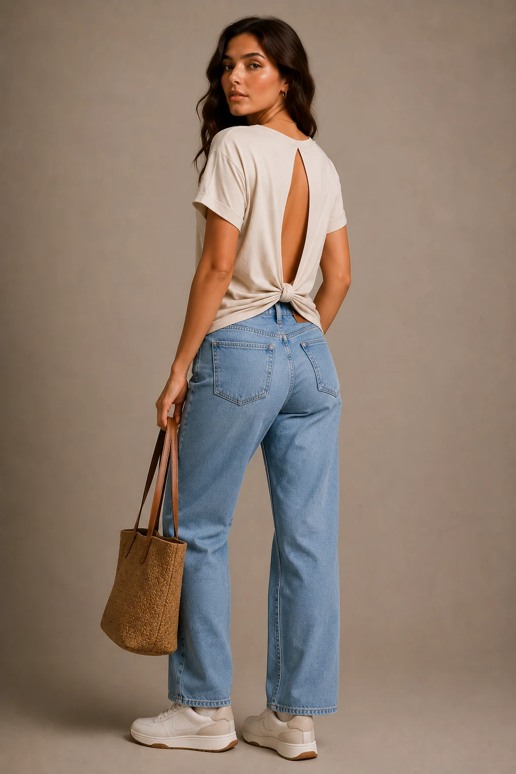 The Open-Back Twist That Gets Compliments Every Time — cute ways to cut a shirt style outfit