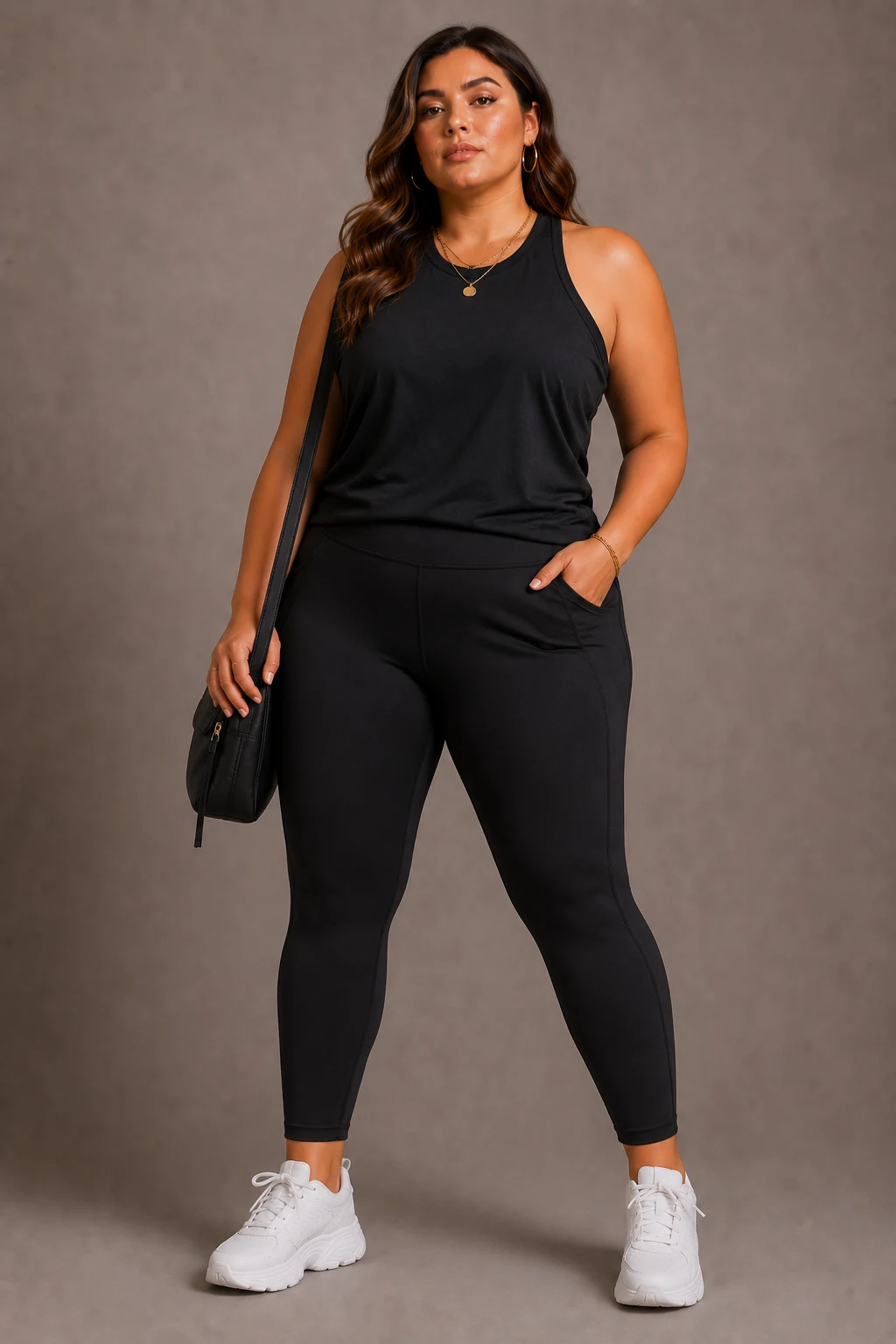 The Racerback Summer Essential — cute ways to cut a shirt plus size style outfit