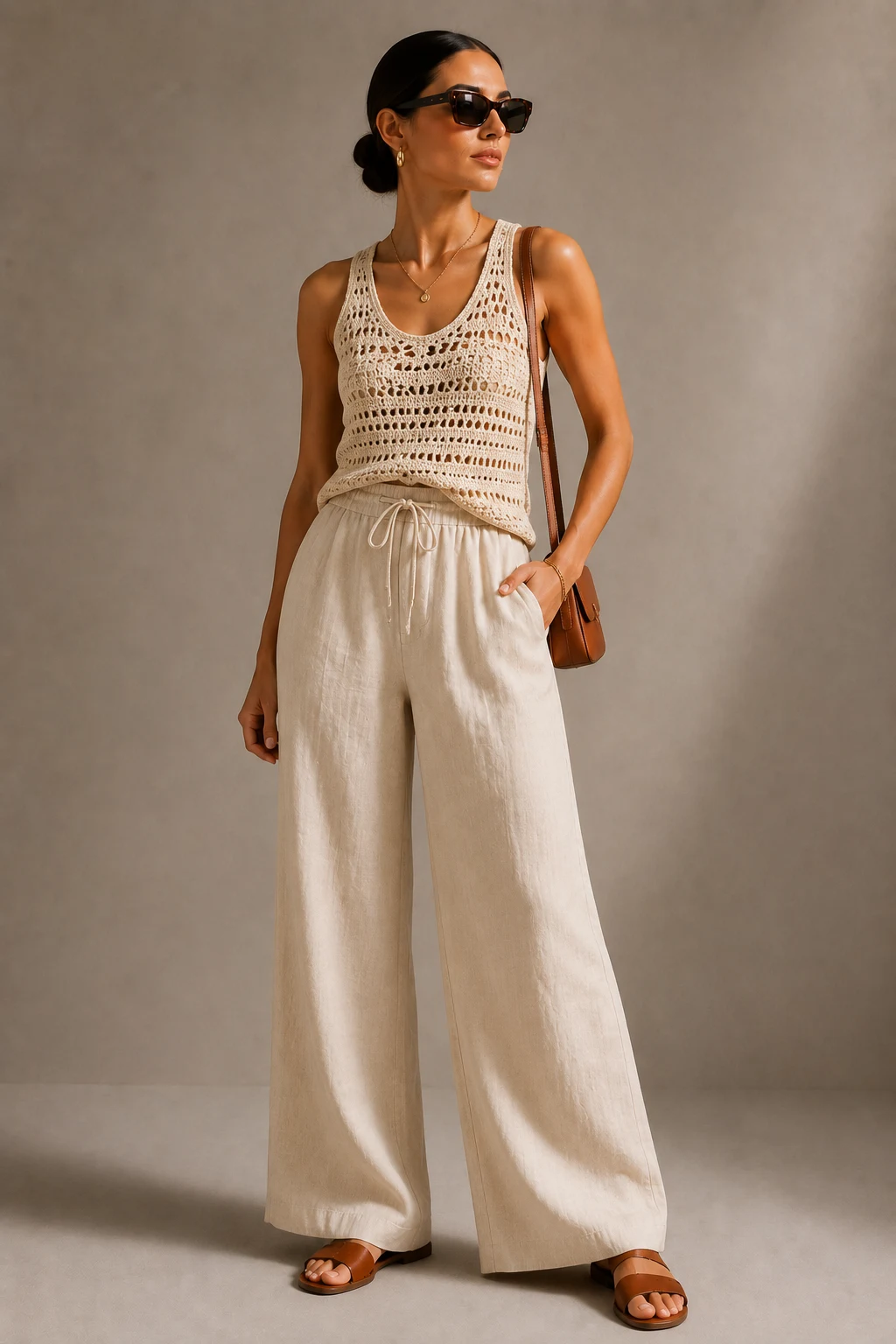 The Effortless Crochet and Linen Pairing — euro summer outfits style outfit