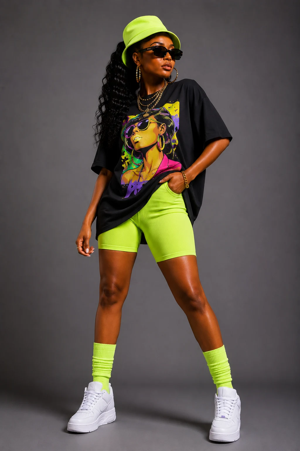 The Neon Biker Shorts Moment — freaknik outfits black women ideas style outfit
