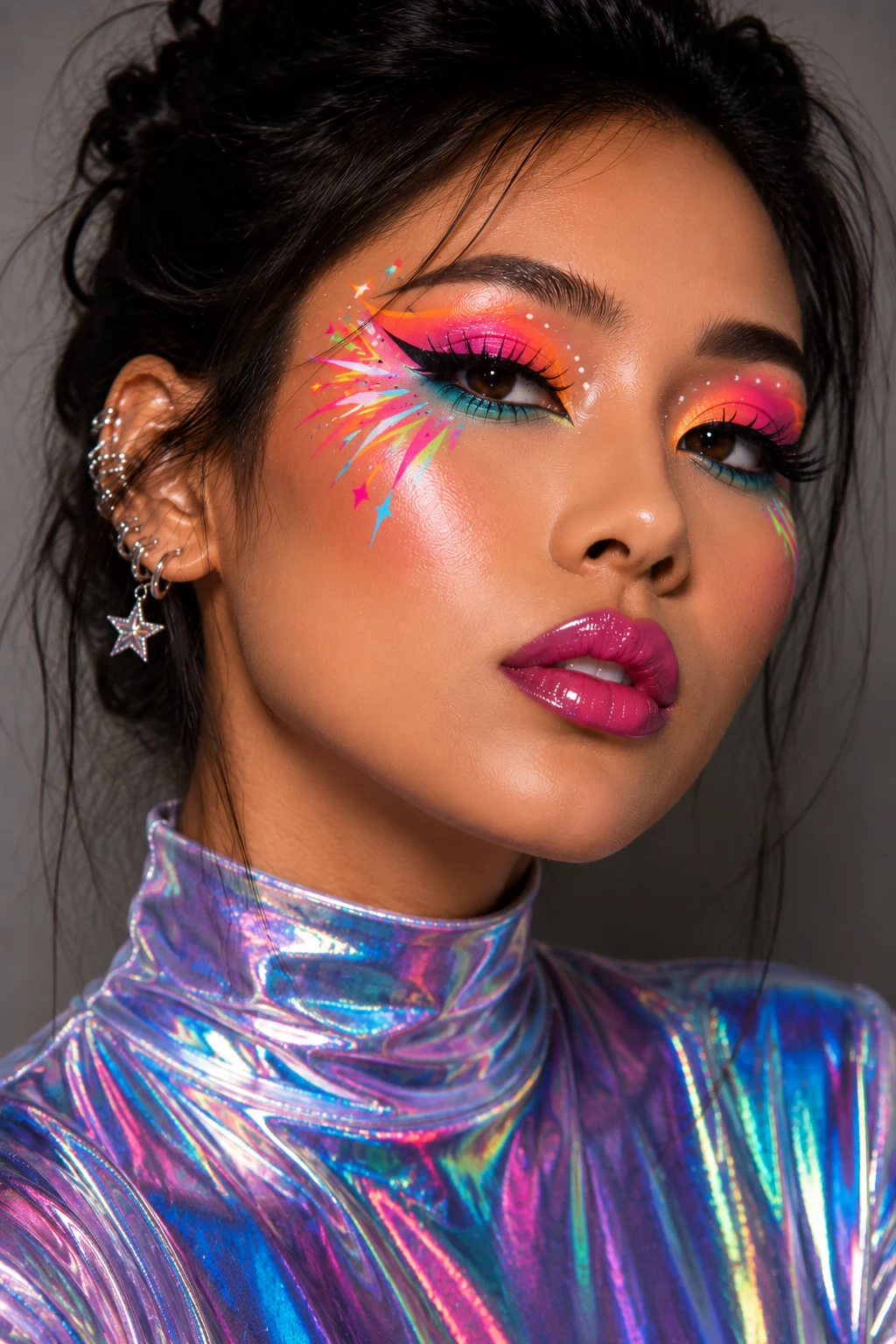 Outfit 1 — fun makeup looks style outfit