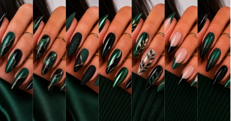 7 Stunning Green and Black Nail Ideas That Instantly Elevate Your Style green and black nail ideas — featured