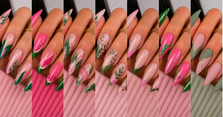 Green and pink nail ideas green and pink nail ideas — featured