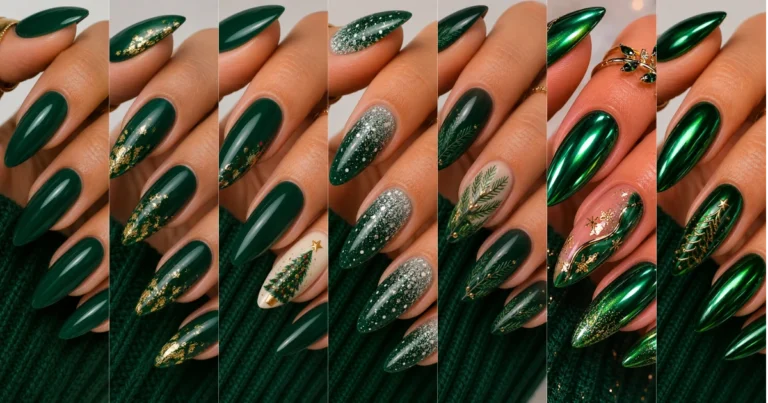 green christmas nail ideas green christmas nail ideas — featured