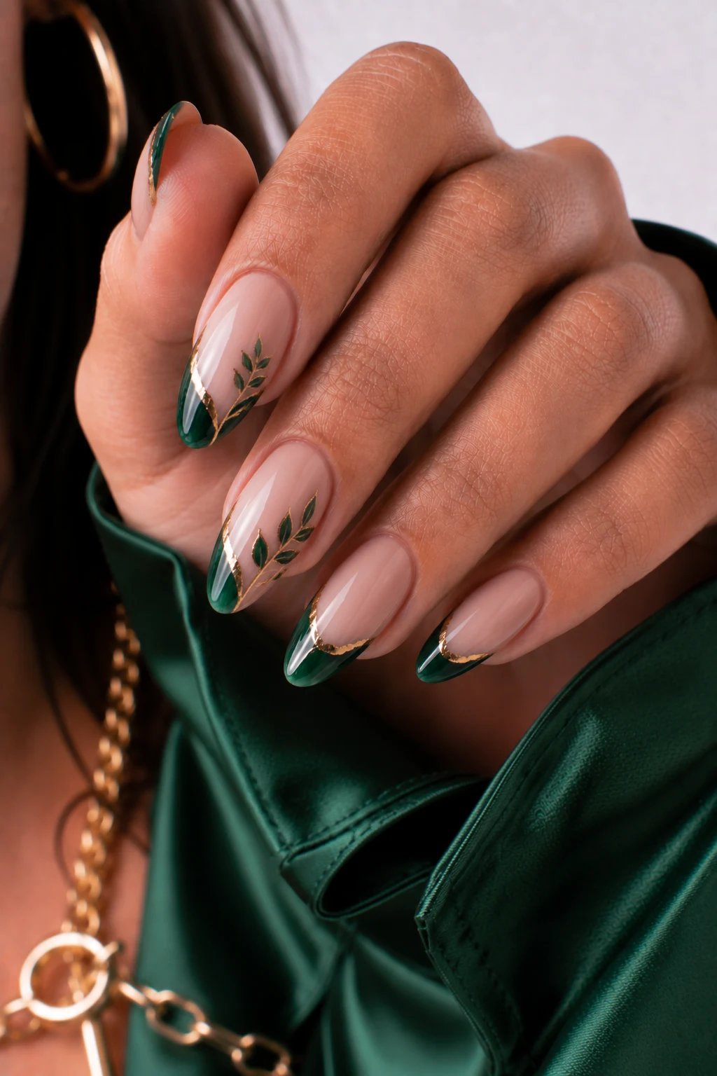 Outfit 4 — green nail art ideas style outfit, worn by a stylish woman