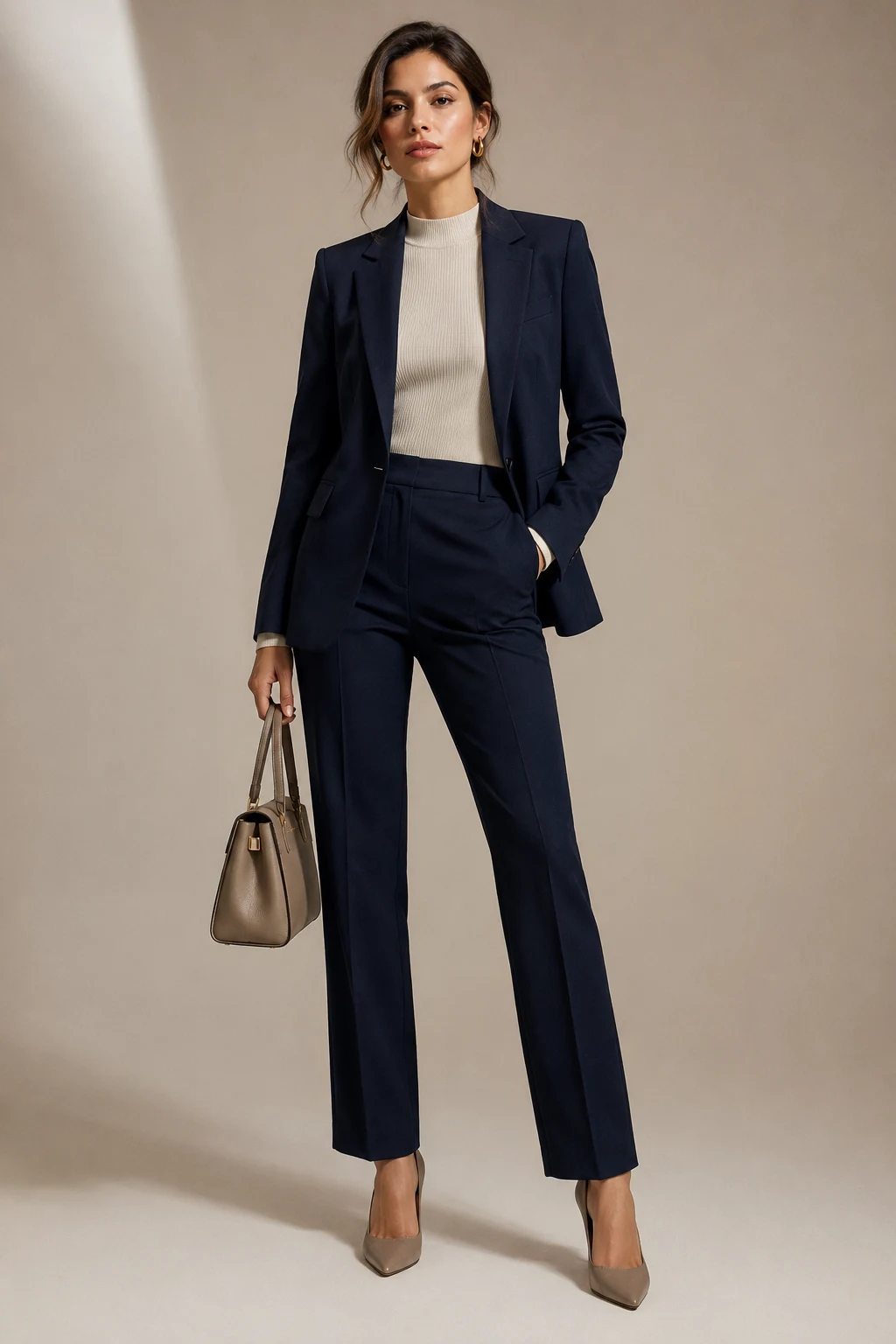 The Tailored Blazer and Straight-Leg Trouser Combo — interview outfits for women style outfit