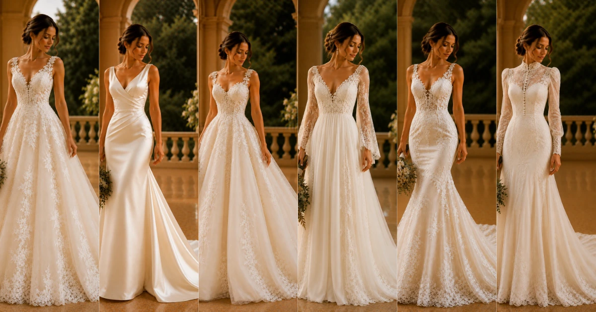 Ivory Bride Dress: 7 Gorgeous Styles That Steal the Spotlight ivory bride dress —