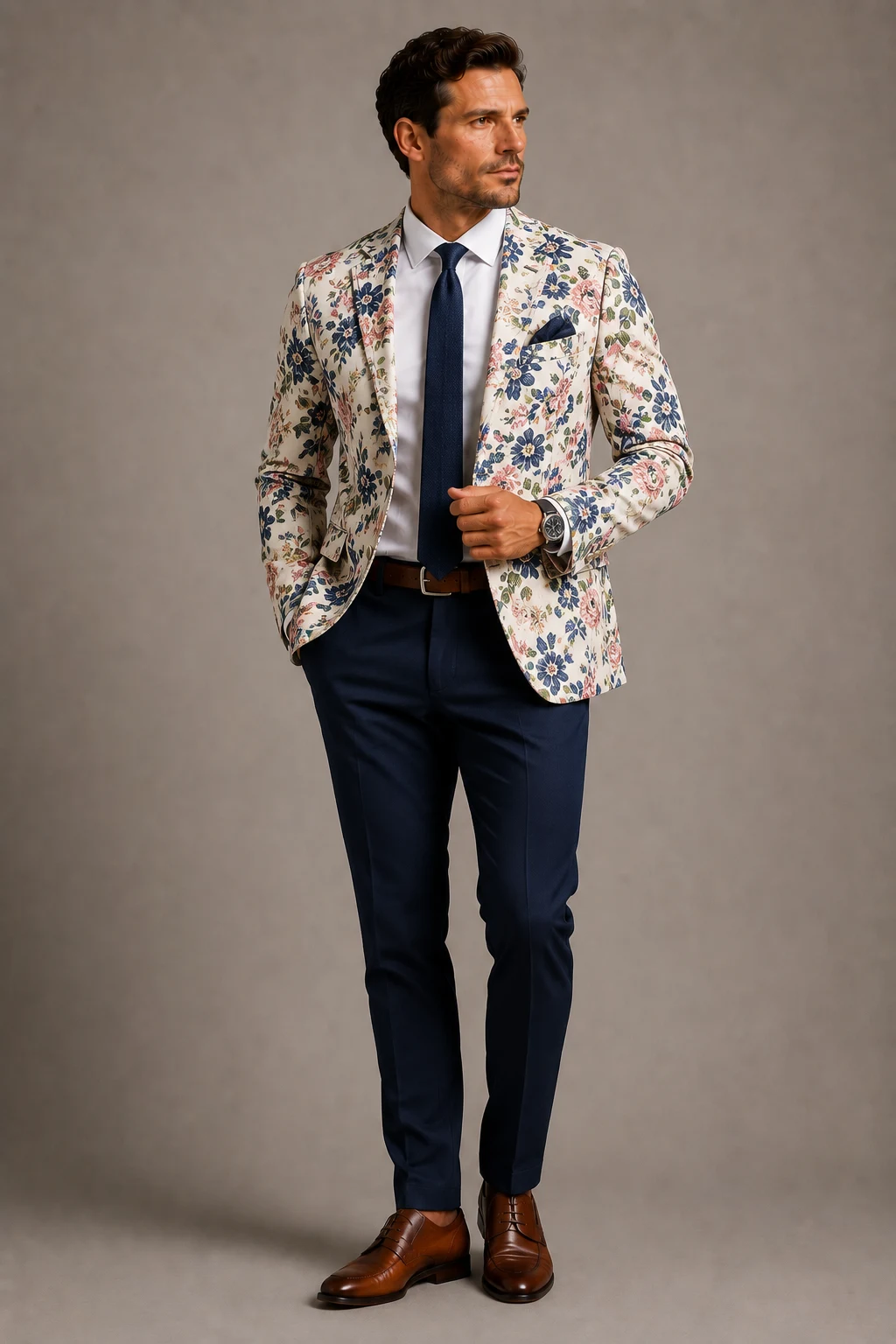 The Bold Floral Blazer That Actually Works — kentucky derby outfits for men style outfit, worn by a stylish man