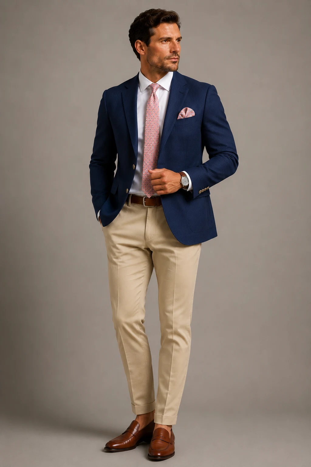 The Navy Blazer Formula That Never Fails — kentucky derby outfits for men style outfit, worn by a stylish man