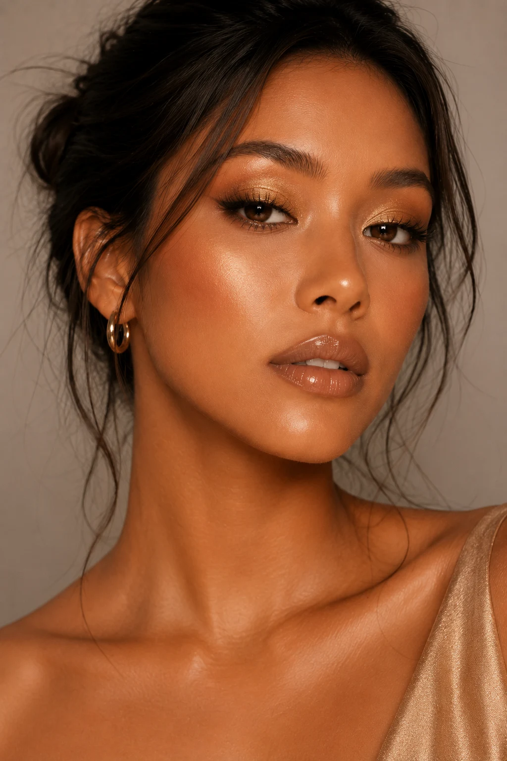 Golden Hour Goddess — makeup looks ideas style outfit