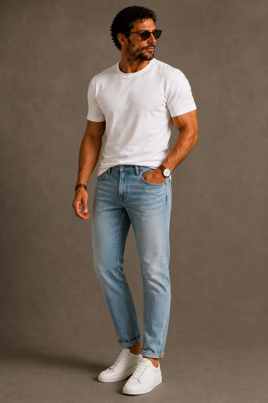 INTRO — men summer outfits jeans style outfit, worn by a stylish man