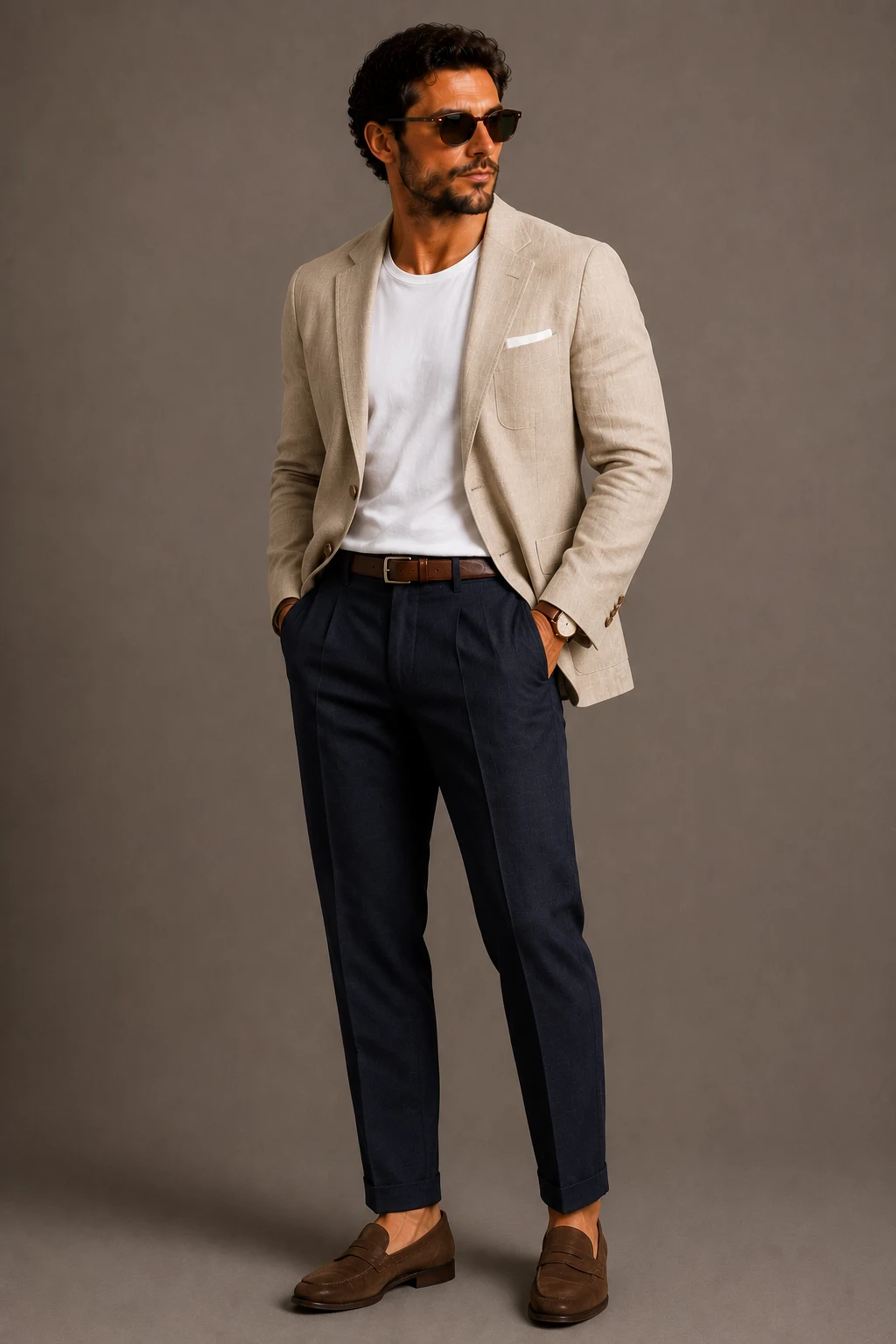 The Relaxed Blazer That Never Tries Too Hard — men summer outfits old money style outfit, worn by a stylish man