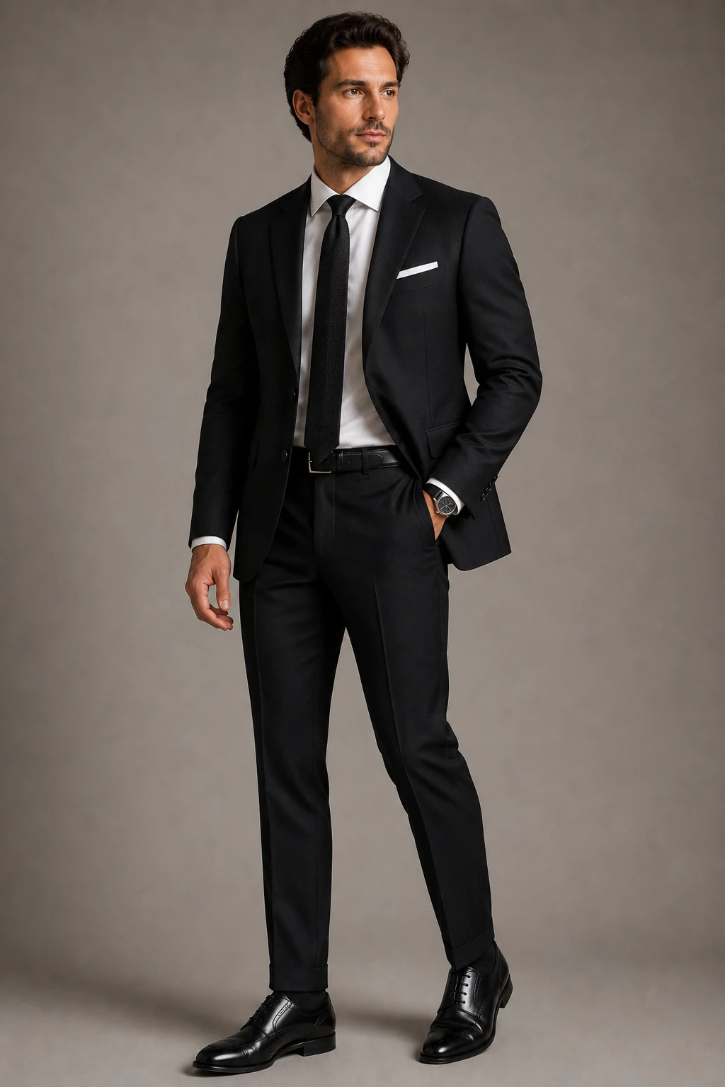 The Black Tie Optional Upgrade — men wedding guest outfit style outfit, worn by a stylish man