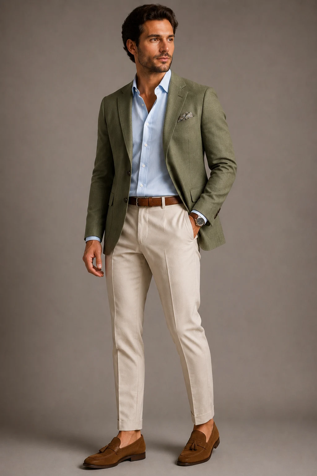 The Smart Casual Garden Wedding Look — men wedding guest outfit style outfit, worn by a stylish man
