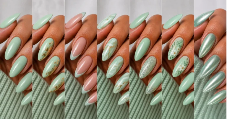 7 Fresh Mint Green Nail Ideas That Look Chic All Year Long mint green nail ideas — featured