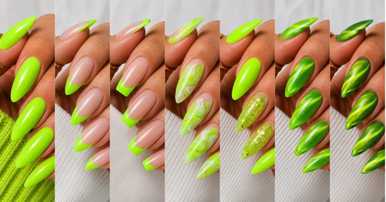 neon green nail ideas — featured