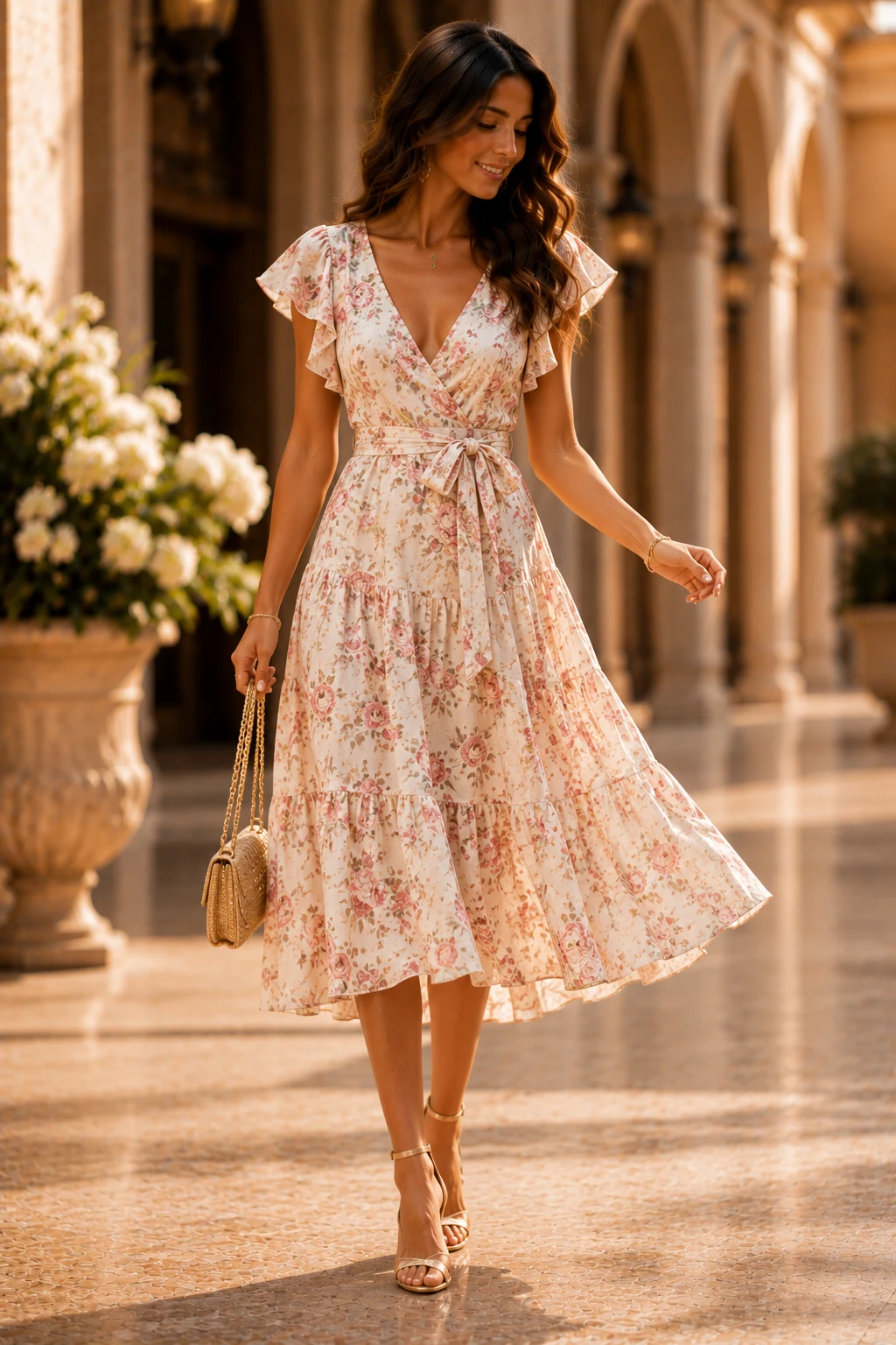 Outfit 1 — outfit bridal shower style outfit, worn by a stylish woman