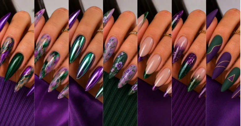 7 Stunning Purple and Green Nail Ideas That Turn Heads Instantly purple and green nail ideas — featured