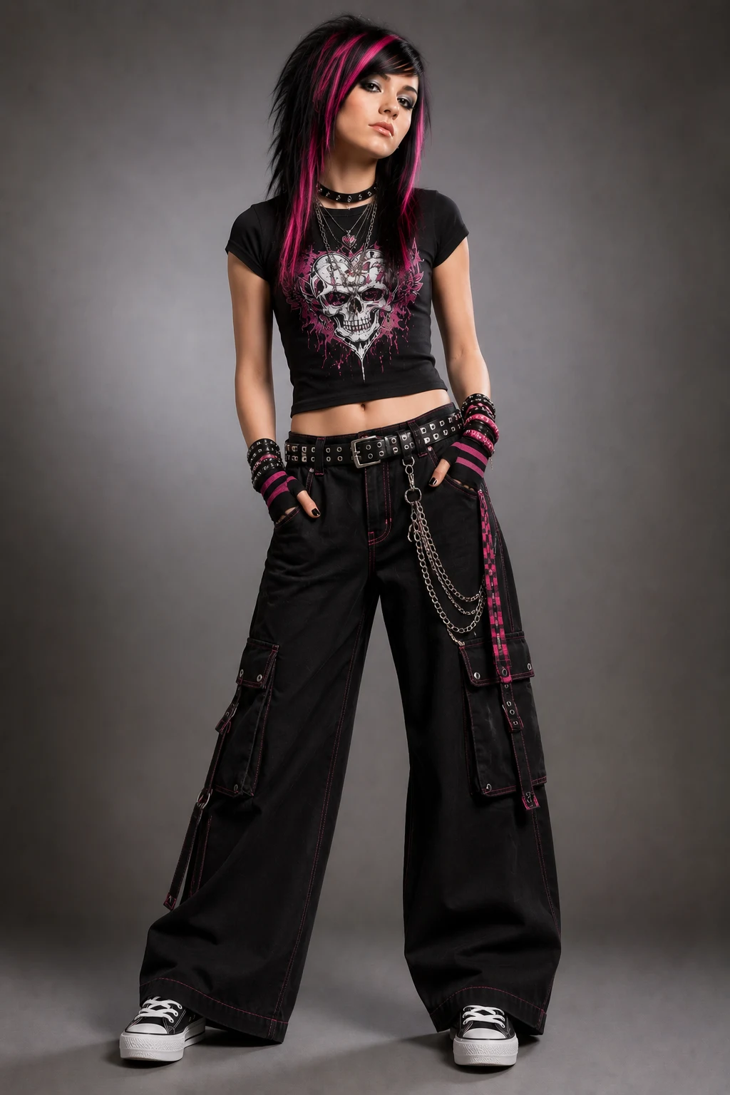 The Modern Scene Remix With Wide-Leg Pants — scene outfits style outfit