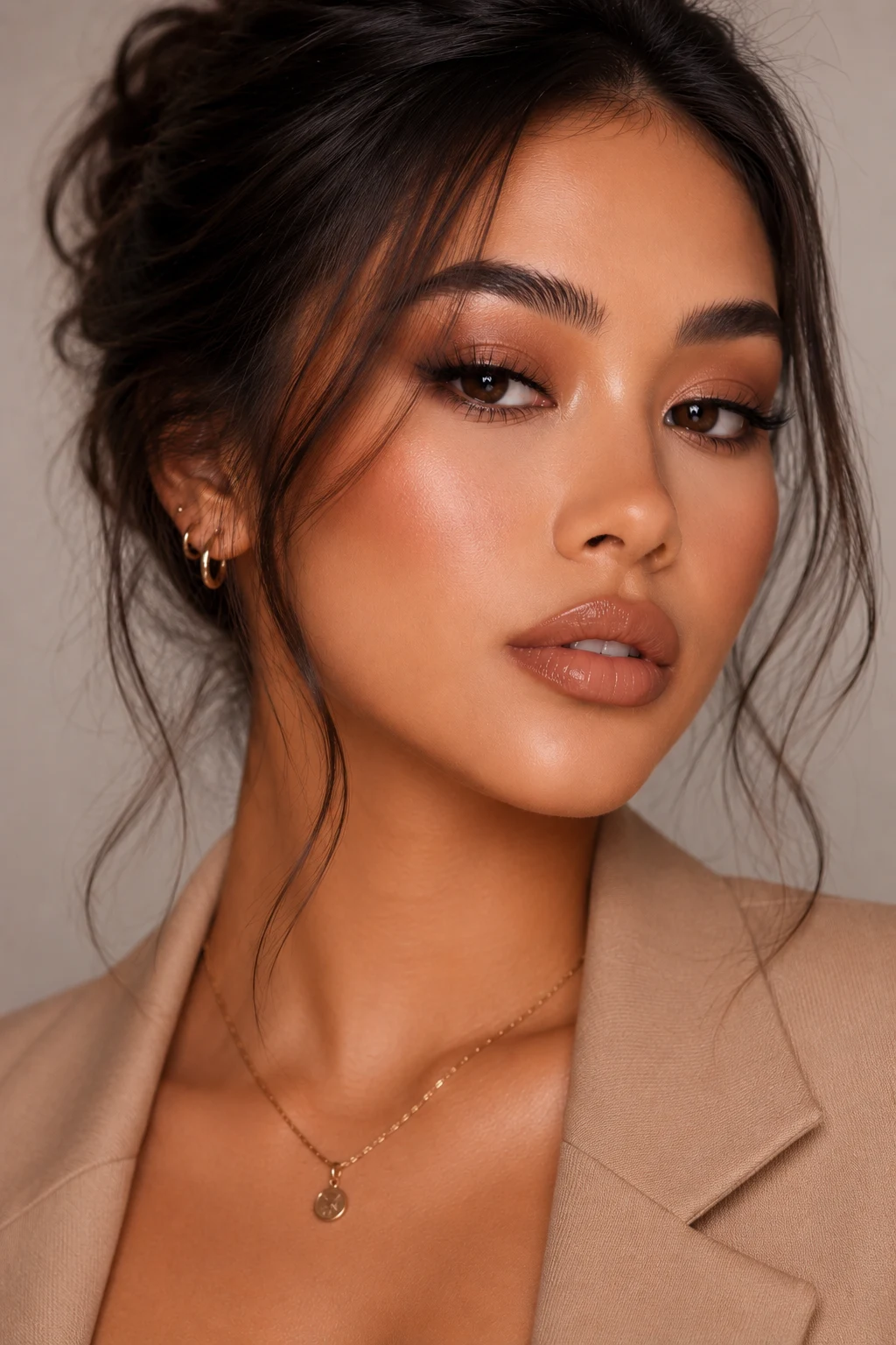 Latte Soft Baddie Makeup — soft baddie makeup style outfit