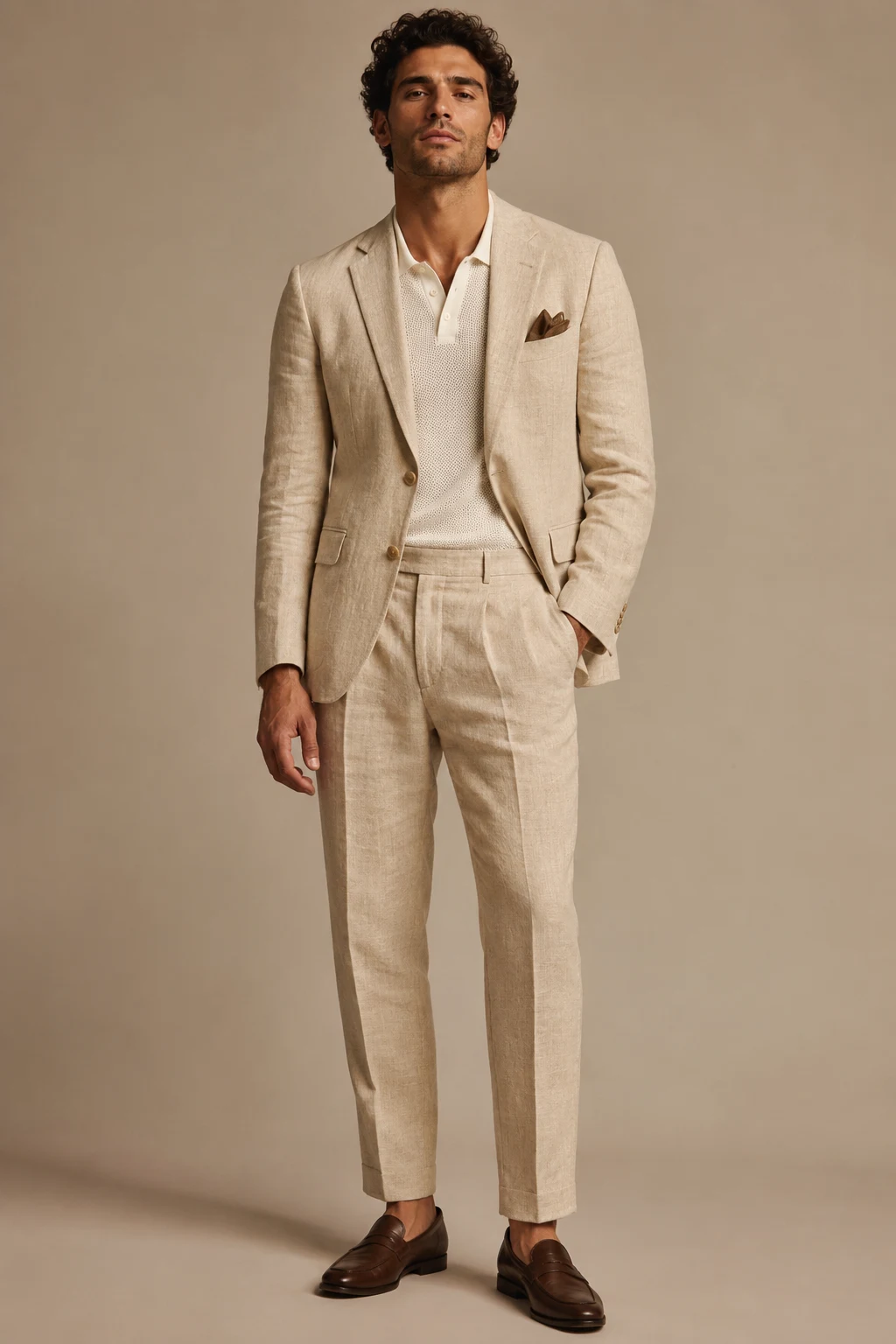 The Linen Suit That Looks Expensive — summer birthday outfits men style outfit, worn by a stylish man