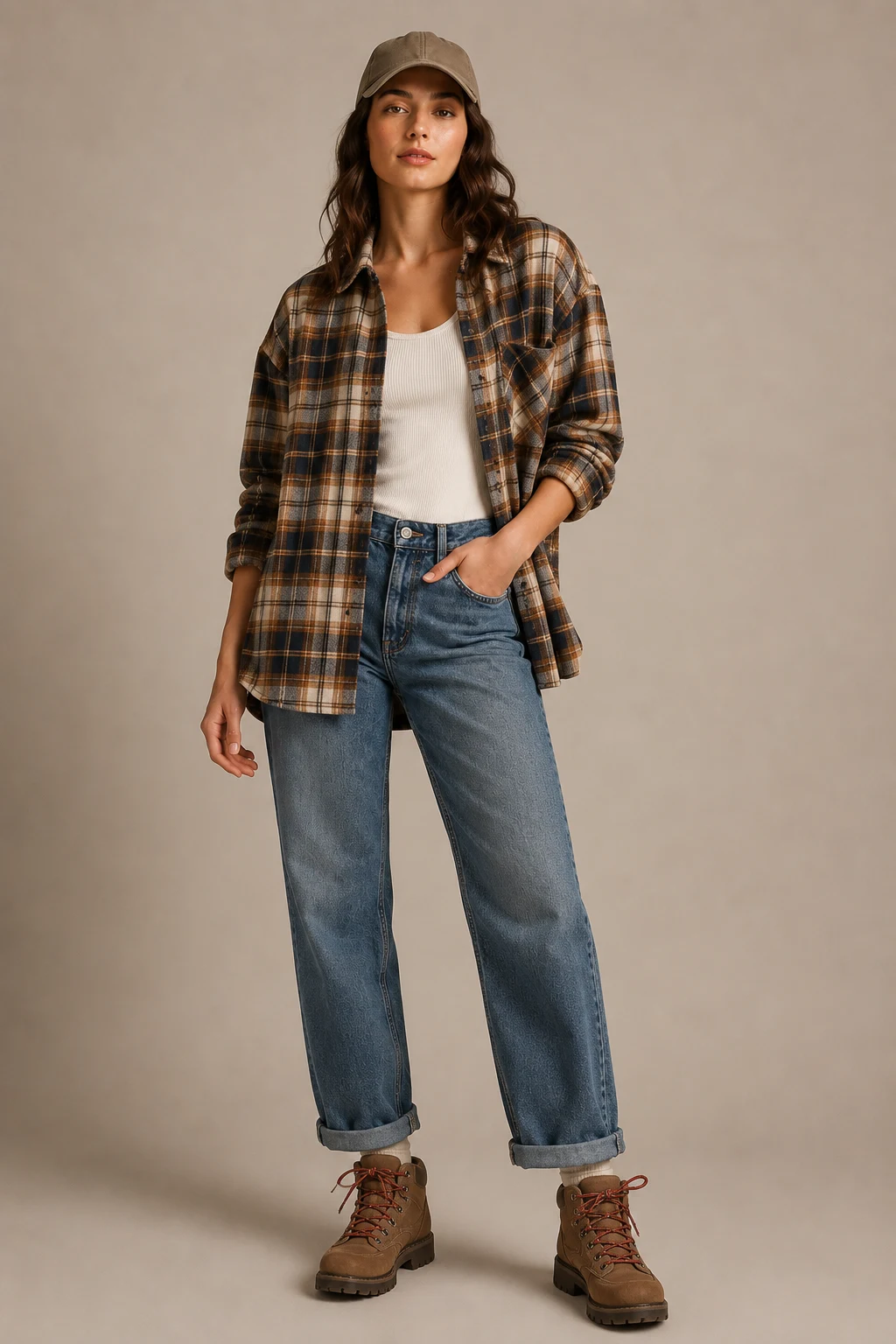 The Oversized Flannel and Denim Duo — summer camp outfits jeans style outfit