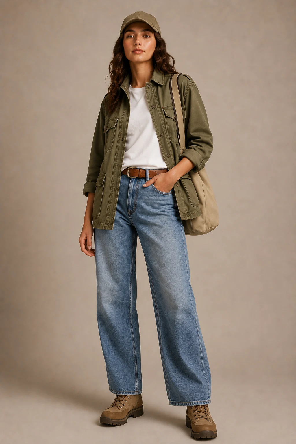 The Utility Jacket and Relaxed Denim Pairing — summer camp outfits jeans style outfit