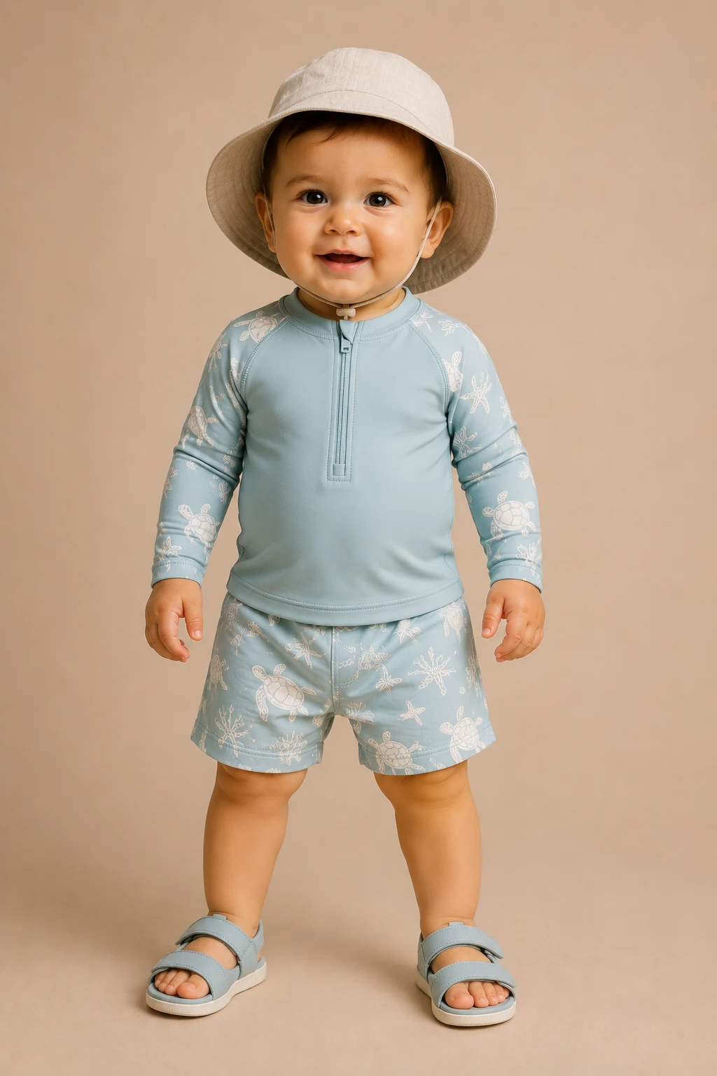 The Beach Day Explorer — summer outfits for infants style outfit