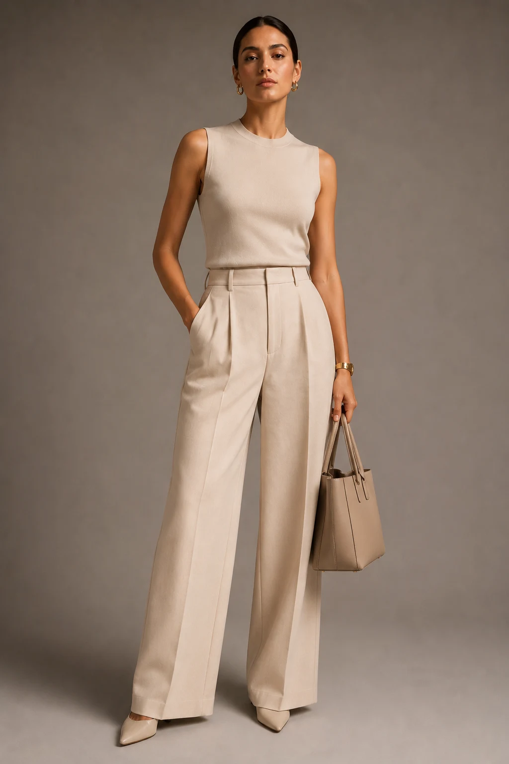 The Monochrome Neutral Set — summer work outfits style outfit