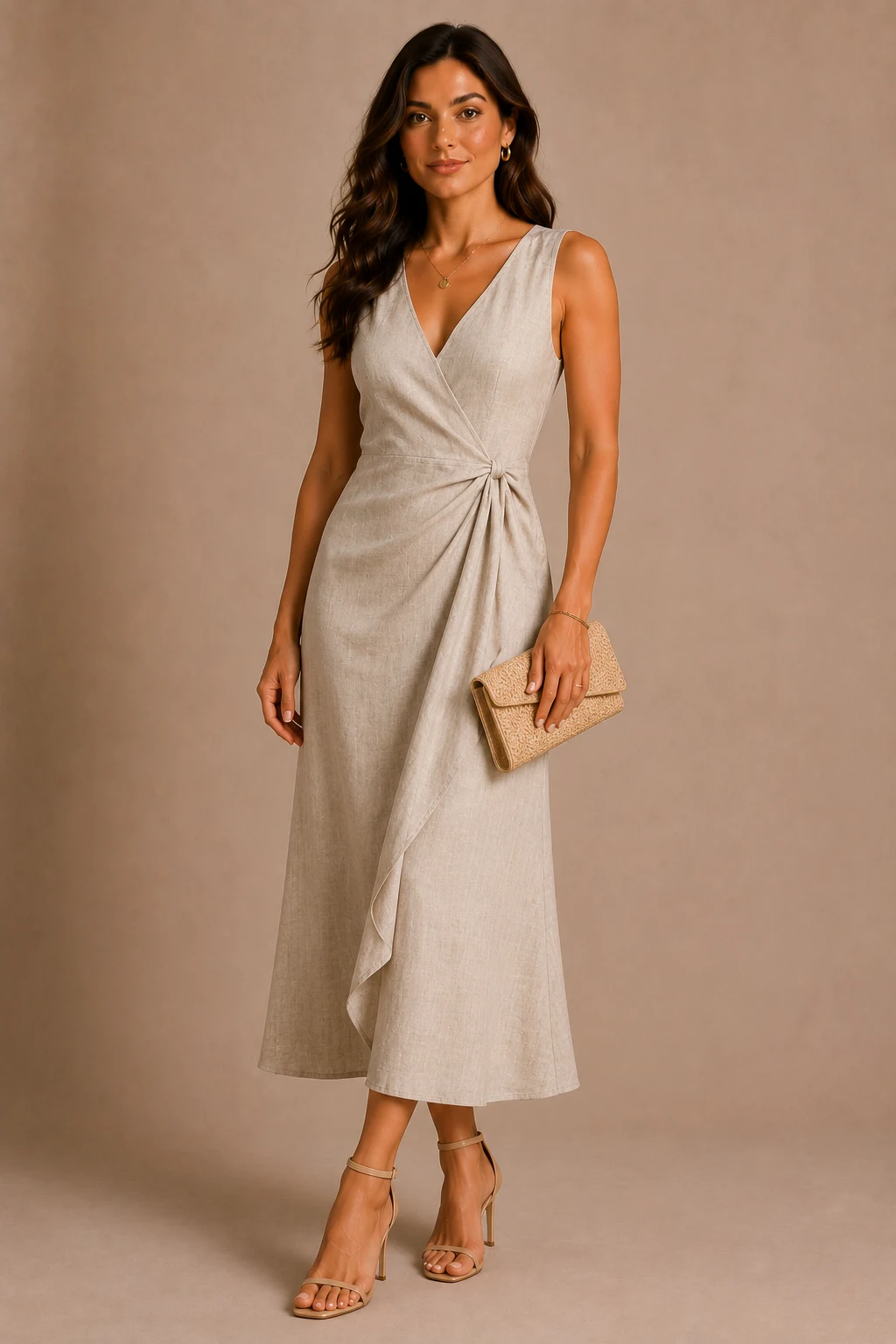 The Linen Blend Dress That Stays Cool — wedding guest outfit summer style outfit