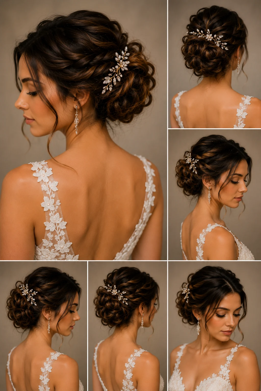 Outfit 5 — wedding hair updo style outfit, worn by a stylish woman