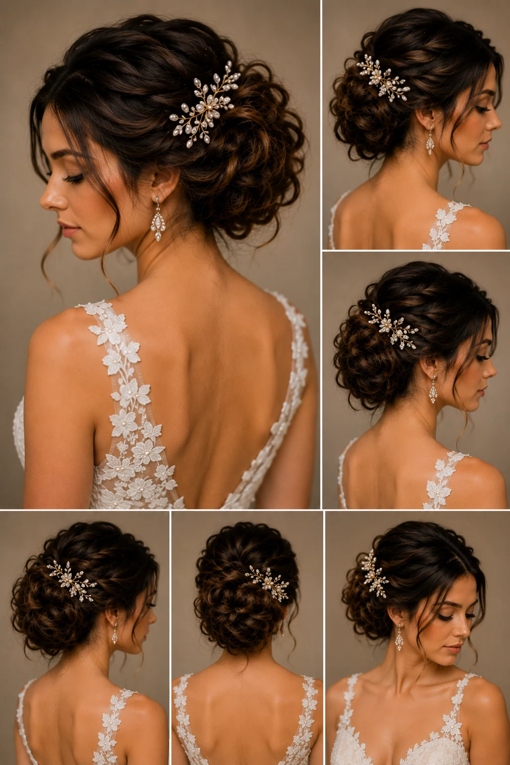 Outfit 6 — wedding hair updo style outfit, worn by a stylish woman