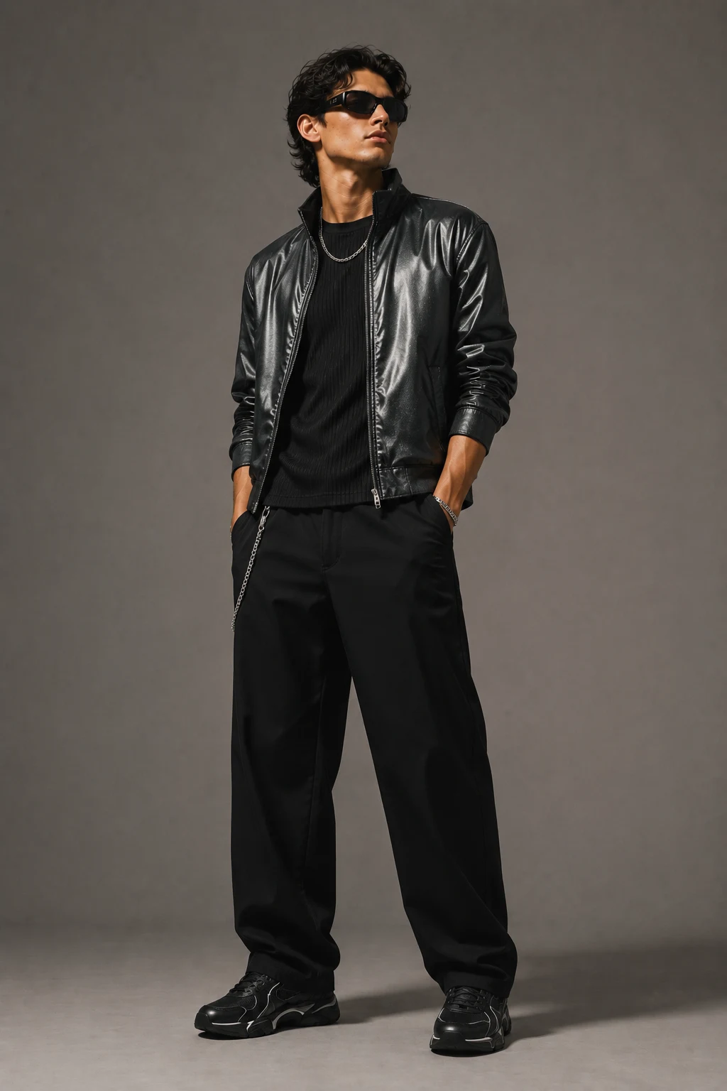 The Futuristic Night-Out Fit — y2k outfits men style outfit, worn by a stylish man