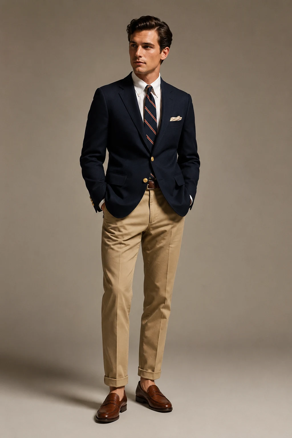 The Ivy League Blazer That Never Misses — 1950s outfits men style outfit, worn by a stylish man
