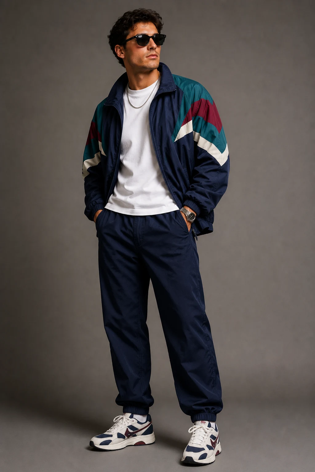 The Vintage Sportswear Uniform — 90s outfit men style outfit, worn by a stylish man