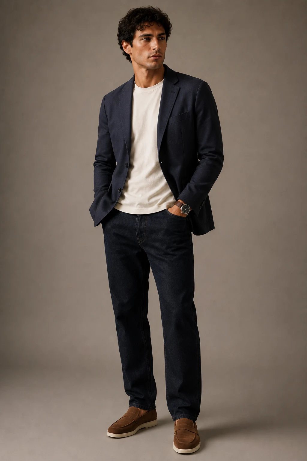 The Relaxed Blazer That Never Feels Too Formal — abercrombie mens outfits style outfit, worn by a stylish man