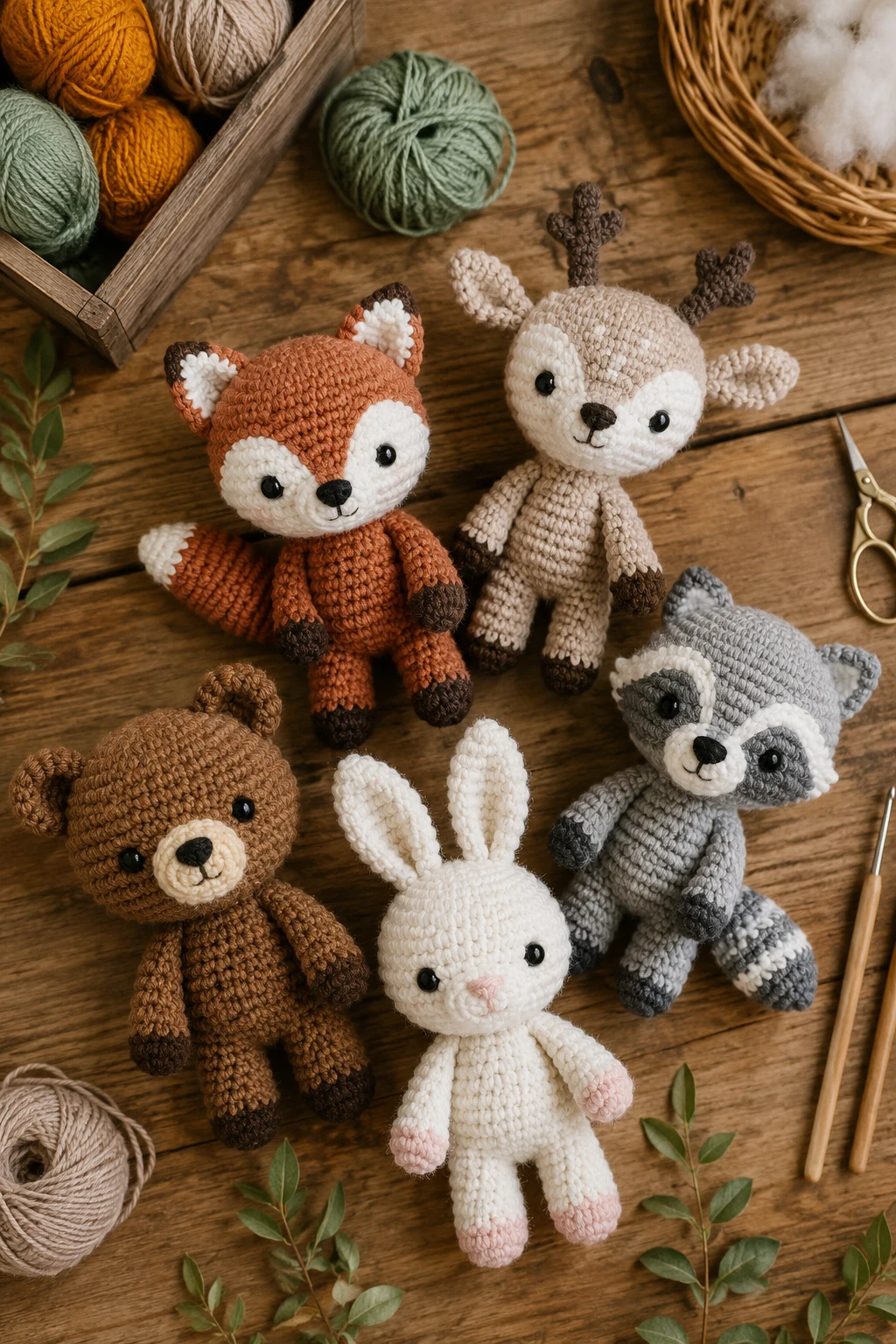 Sweet Woodland Amigurumi Friends — baby crochet ideas style outfit