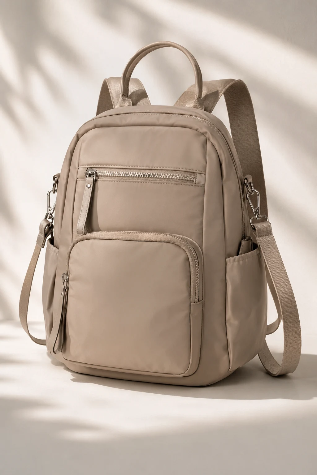 Sporty Nylon Backpack Purse for Busy Days — backpack purse style outfit