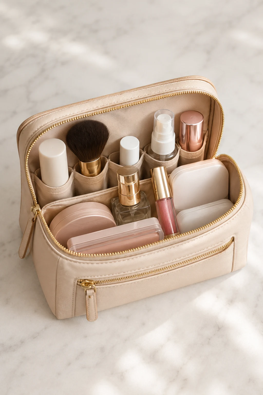 Beauty Bag Essentials for Quick Touch-Ups — bag essentials style outfit
