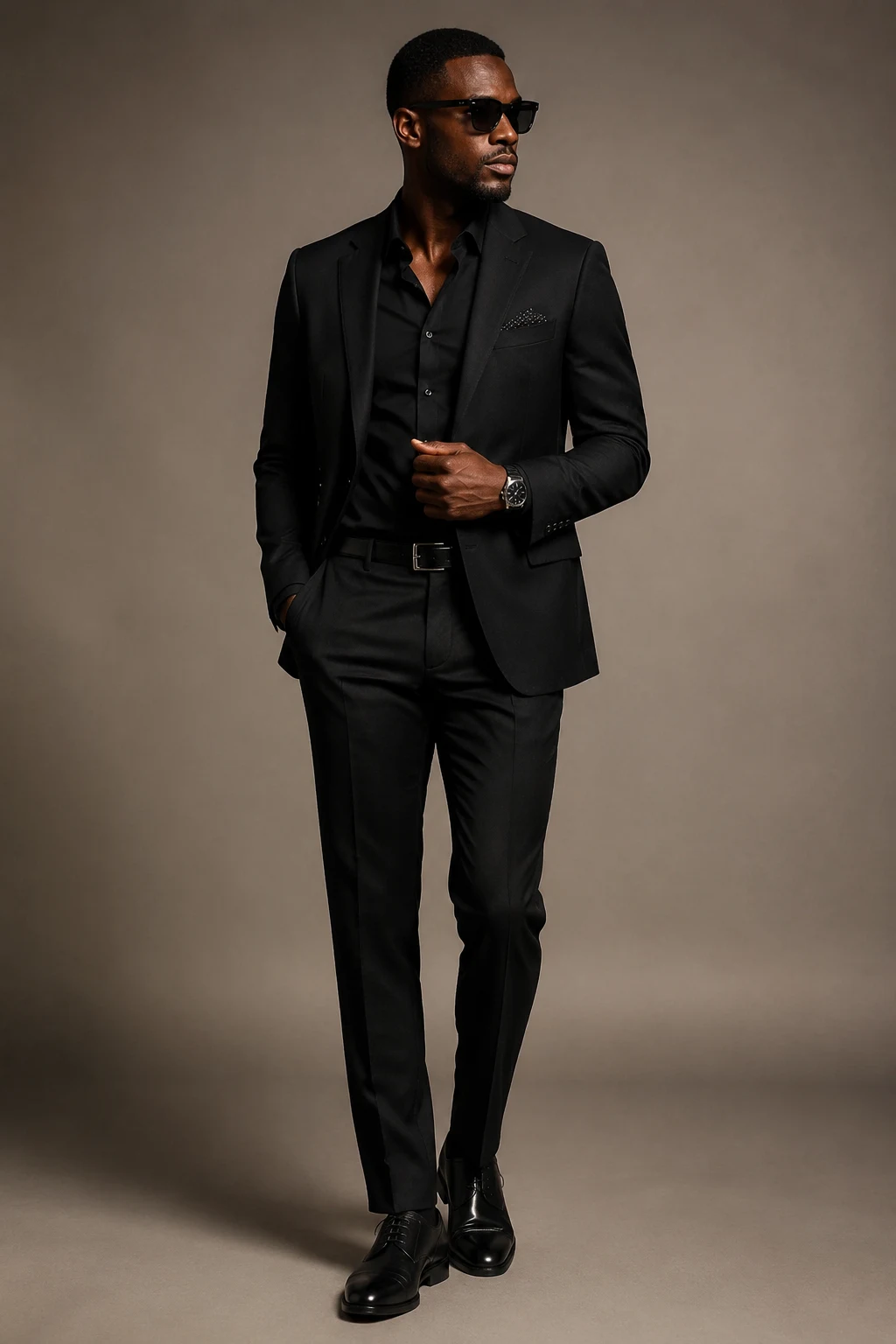 Outfit 4 — Black Men Classy Outfits style outfit, worn by a stylish man