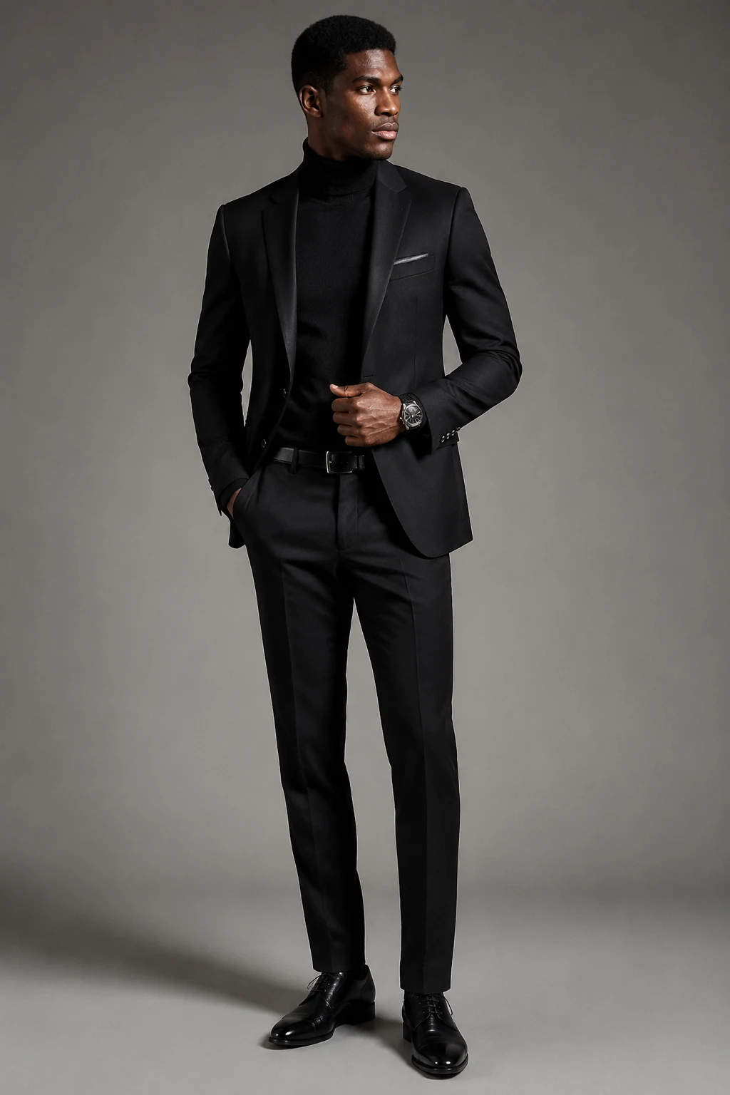 Outfit 5 — Black Men Classy Outfits style outfit, worn by a stylish man