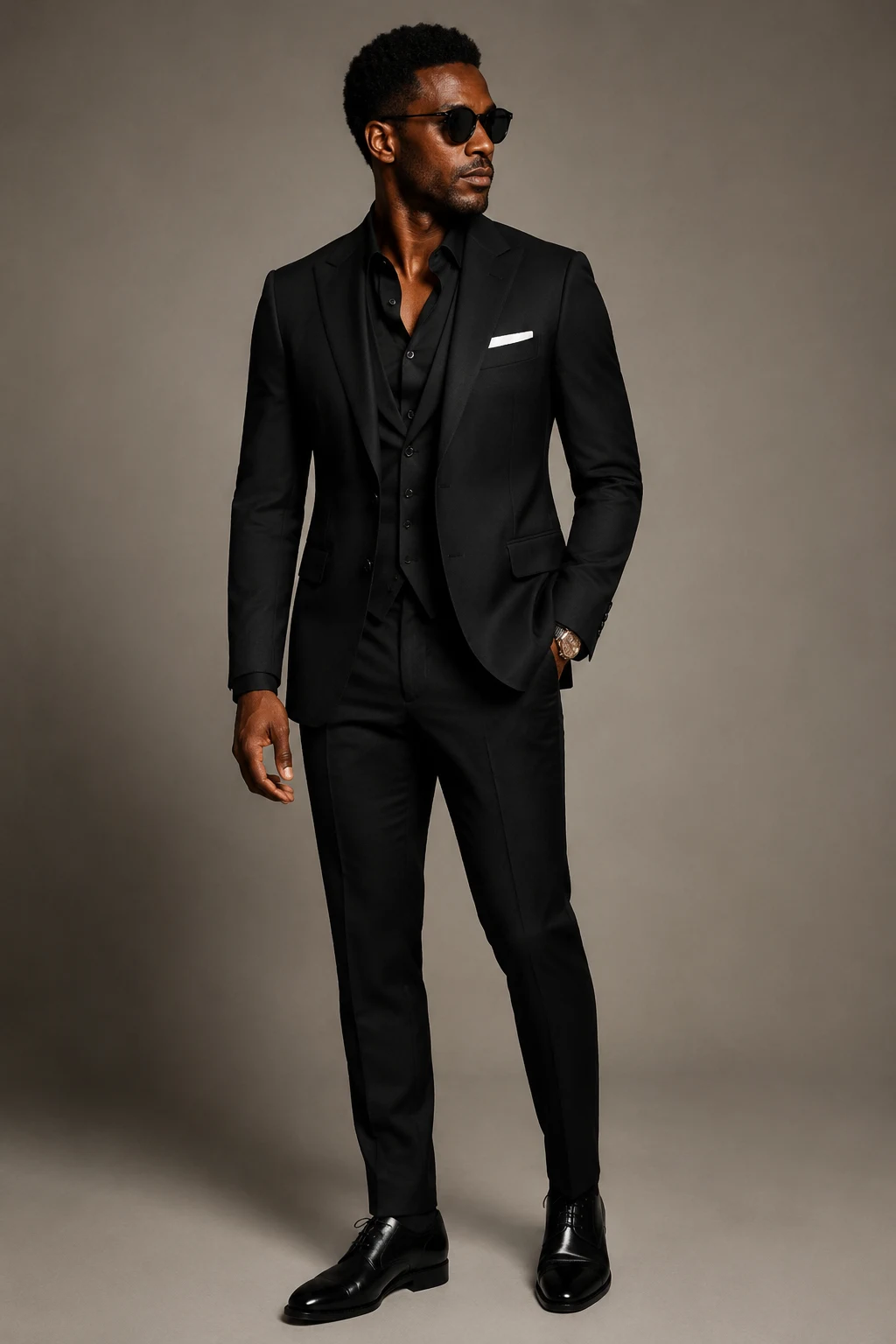Outfit 9 — Black Men Classy Outfits style outfit, worn by a stylish man