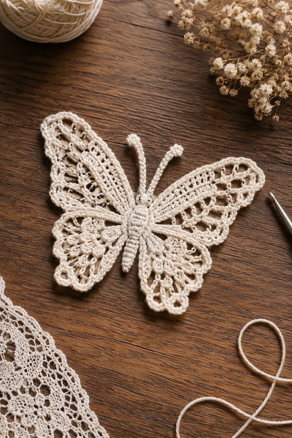 Vintage Lace Crochet Applique Patterns Free Butterfly — crochet applique patterns free butterfly style outfit