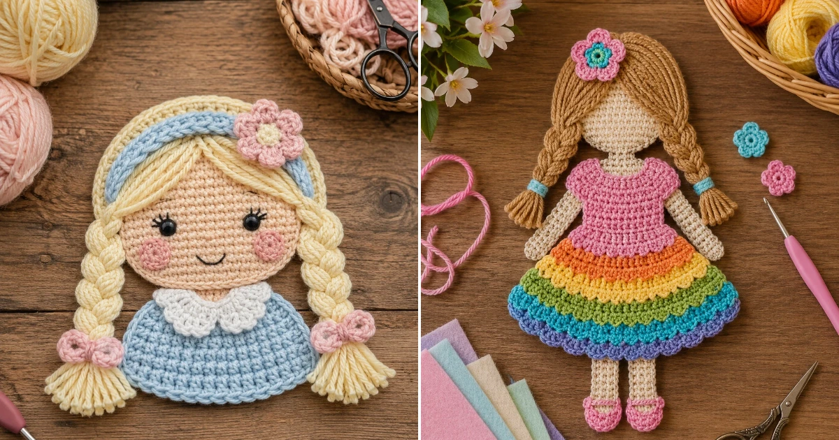Crochet Applique Patterns Free Girl: 7 Adorable Projects You’ll Want to Make Today crochet applique patterns free girl