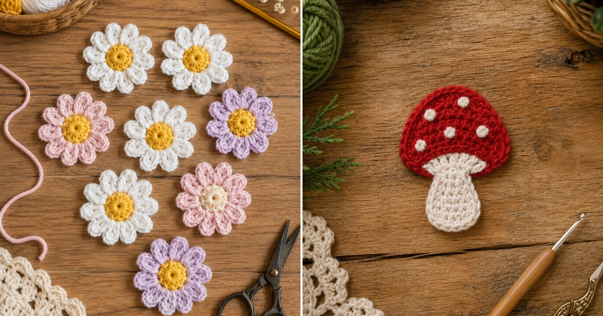 Crochet applique patterns free simple: 11 Best DIY Ideas crochet applique patterns free simple
