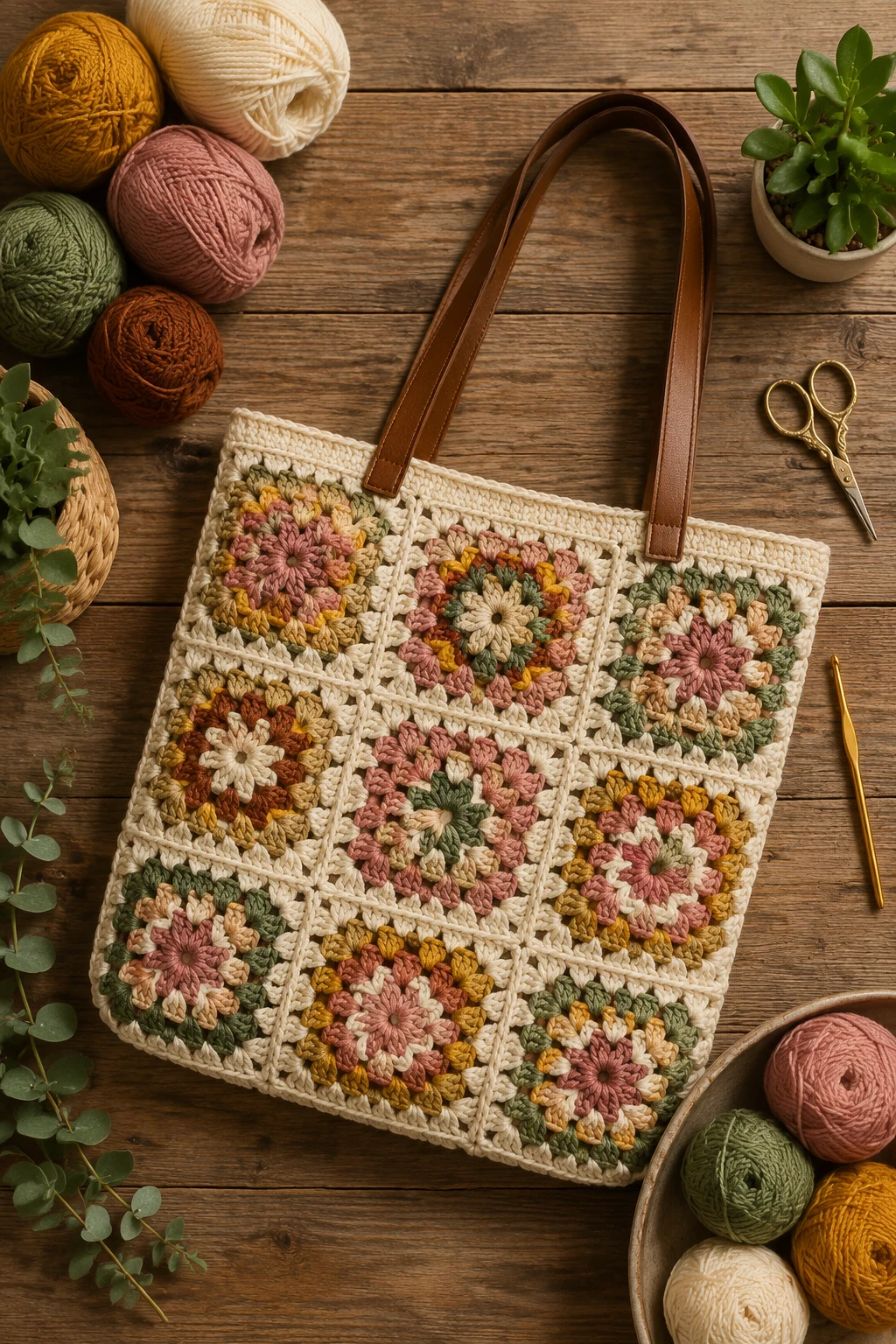 Classic Crochet Bag Ideas: The Timeless Granny Square Tote — crochet bag ideas style outfit