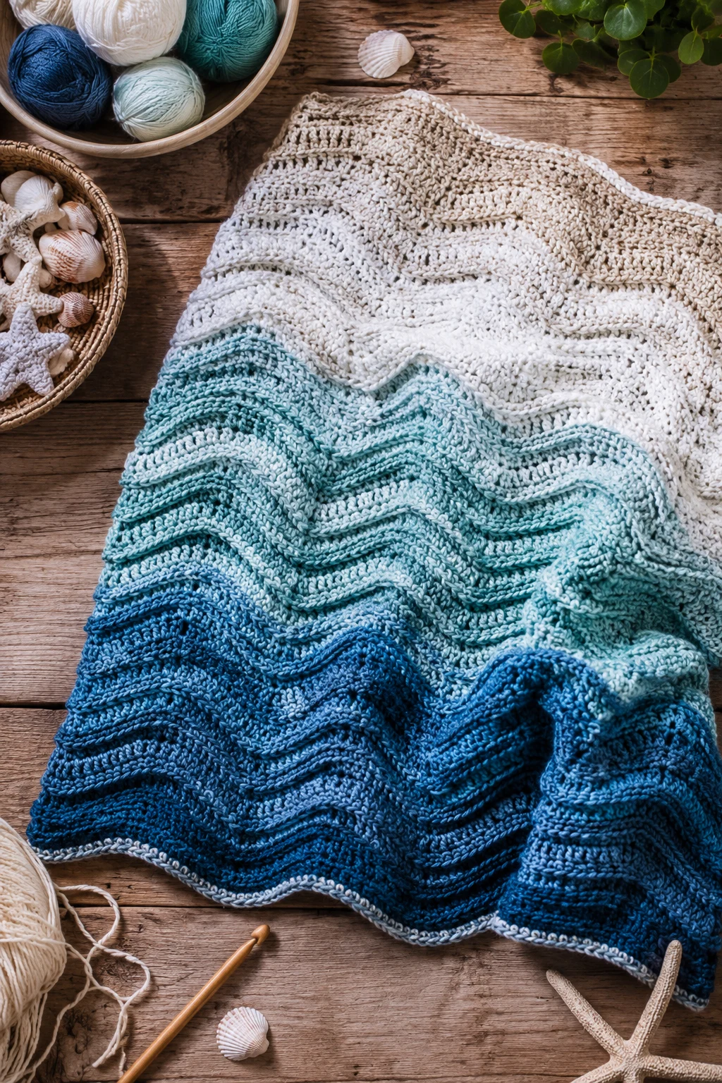 Coastal Wave Crochet Blanket Ideas — crochet blanket ideas style outfit