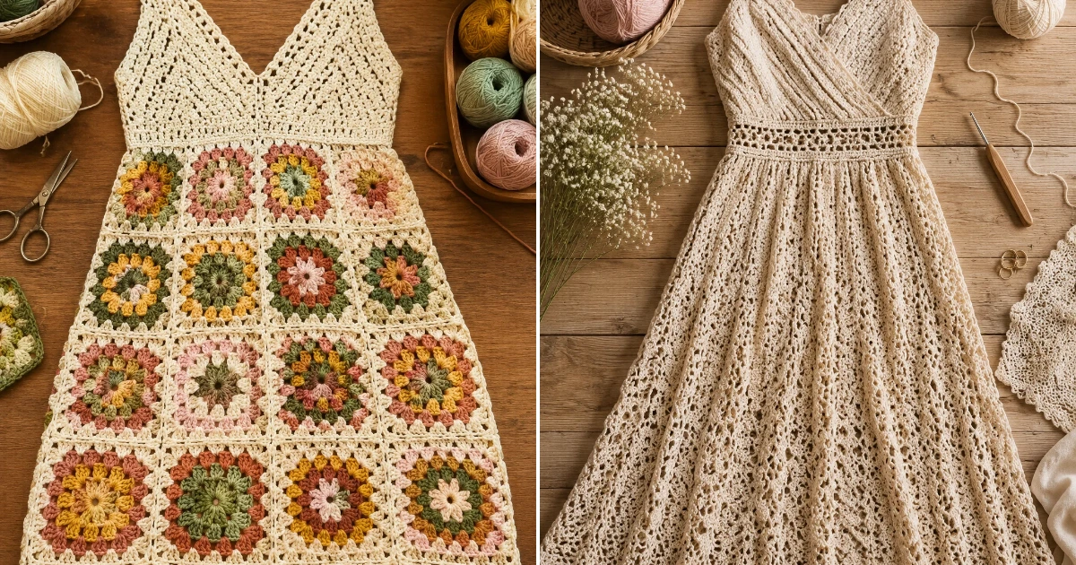 9 Crochet Dress Ideas That Make Handmade Fashion Feel Modern crochet dress ideas
