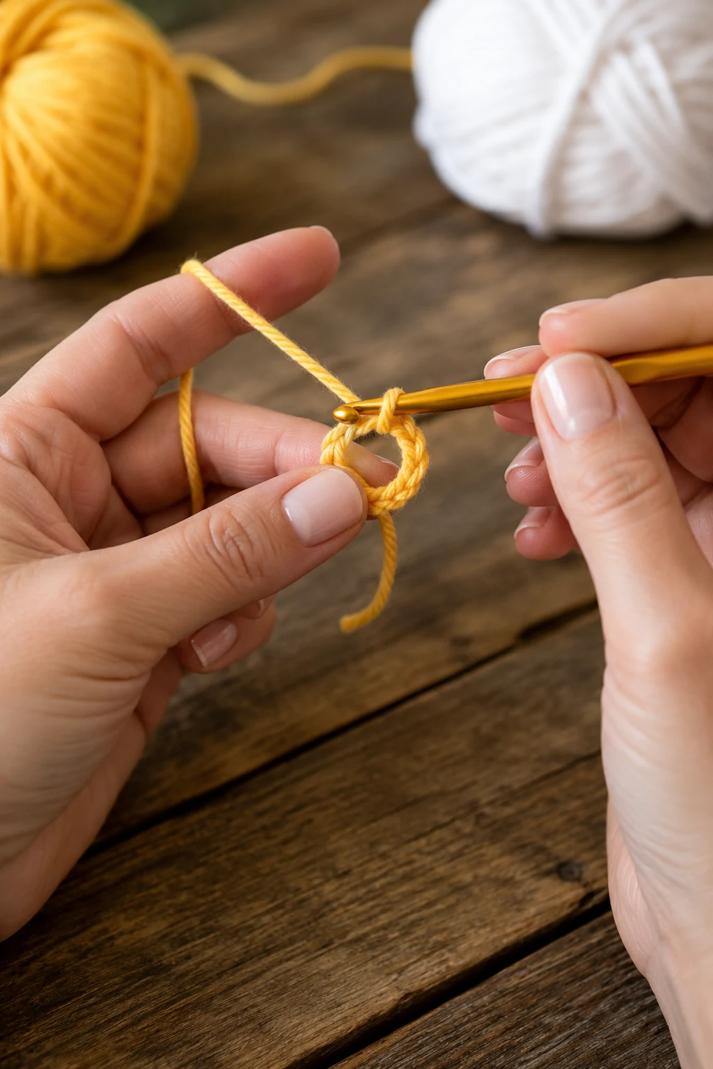 hands actively performing the